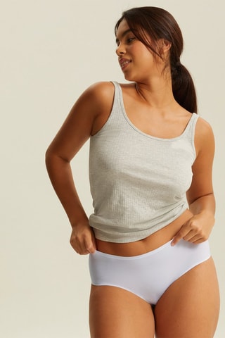 Braga talla única Just One Micro - Blanco