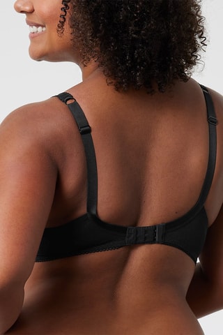 Sujetador con aros Luccia Swing - Negro y fucsia