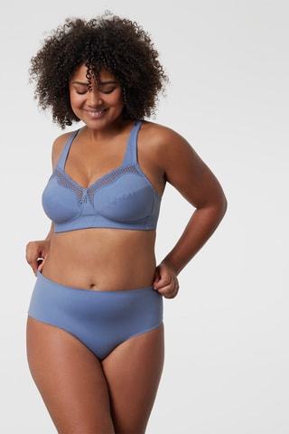 Braga talla única Just One Micro - Azul cobalto