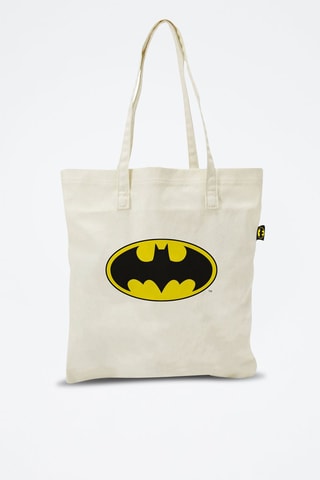 Tote bag Batman Liga da Justiça DC Comics - Branco