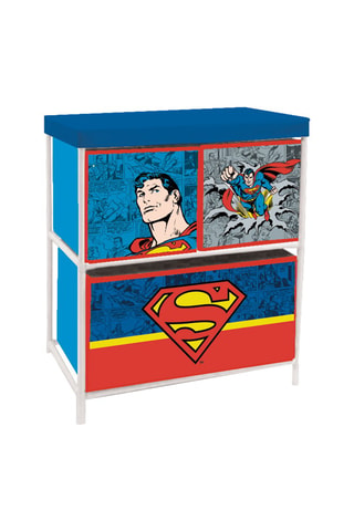 Móvel de arrumação Superman A Liga da Justiça DC Comics - 60 x 53 x 30 cm