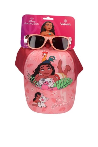 Boné e óculos de sol criança Vaiana Disney - Rosa