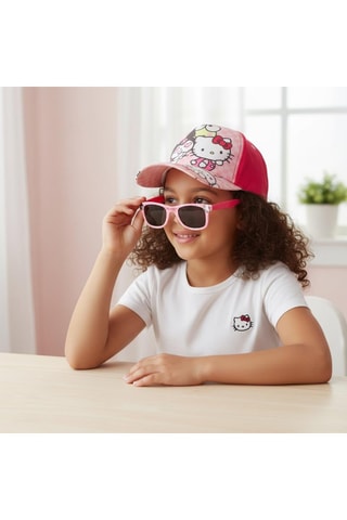 Boné e óculos de sol criança Hello Kitty Sanrio - Rosa