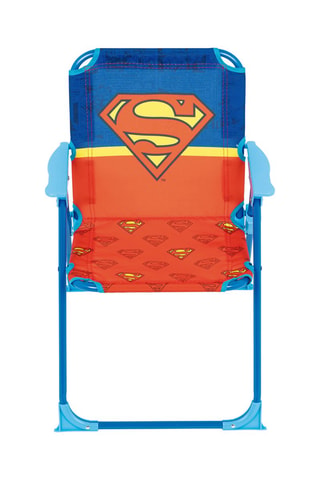 Cadeira dobrável Super-homem Liga da Justiça DC Comics - Vermelho e azul