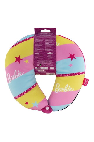 Almofada de viagem reversível Barbie - Rosa - 28 x 28 x 6 cm