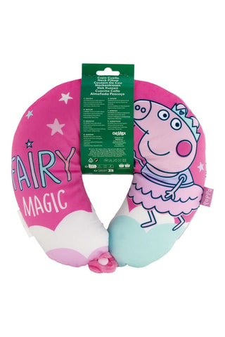 Almofada de viagem reversível Porquinha Peppa - Rosa - 28 x 28 x 6 cm