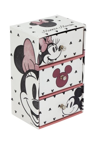 Caixa de arrumação Minnie Disney - 9,5 x 7 x 15 cm