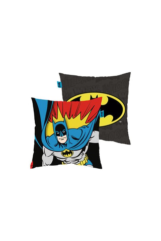 Almofada Batman Liga da Justiça DC Comics - Preto e amarelo - 40 x 40 cm