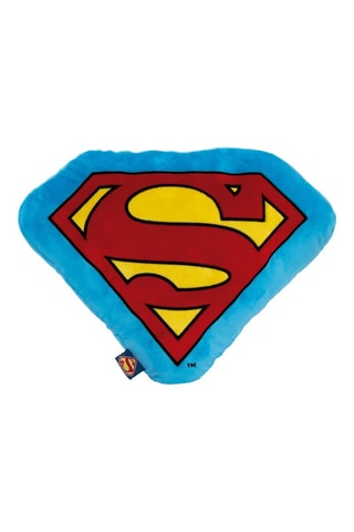 Almofada Superman A Liga da Justiça DC Comics - Azul - 40 x 32 x 4 cm