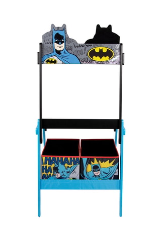 Cavalete dupla face de madeira Batman Liga da Justiça DC Comics - A partir dos 36 meses