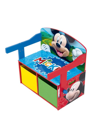 Escrivaninha 3 em 1 Mickey Disney - Azul e vermelho
