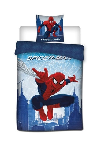 Capa de edredão Spider-Man Avengers Marvel - Azul e vermelho