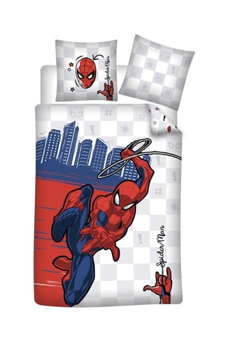 Capa de edredão Spider-Man Avengers Marvel - Branco