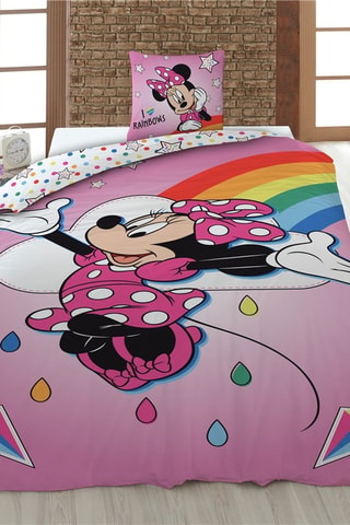 Capa de edredão Minnie Disney - Rosa