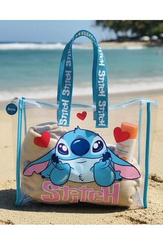 Mala shopper Stitch Lilo e Stitch Disney - Azul-celeste