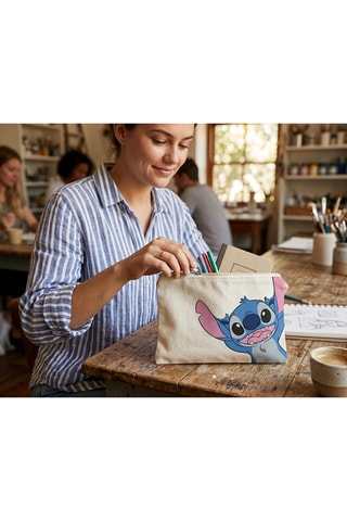 Bolsa de higiene Stitch Lilo e Stitch Disney - Branco