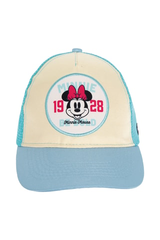 Boné Minnie Disney - Azul-celeste e marfim