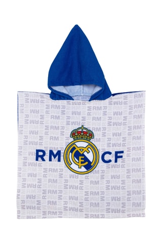 Poncho com capuz Real de Madrid Football Club - Azul-real
