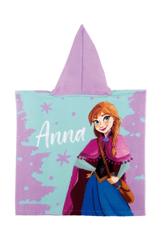 Poncho com capuz Elsa e Anna Frozen Disney - Azul