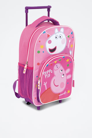 Mochila de rodas Porquinha Peppa - Rosa
