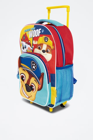 Mochila de rodas Patrulha Pata - Vermelho
