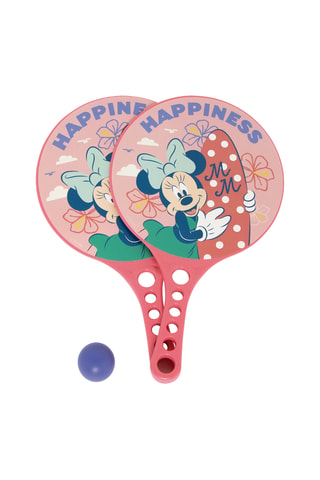 2 raquetes e bola Minnie Disney - Rosa