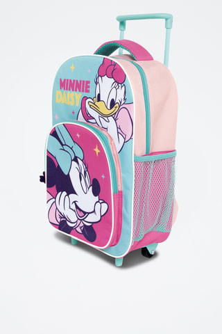 Mochila de rodas Minnie e Daisy Disney - Rosa