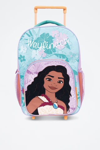 Mochila de rodas Moana a lenda do fim do mundo Disney - Azul-claro e malva