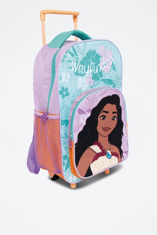 Mochila de rodas Moana a lenda do fim do mundo Disney - Azul-claro e malva