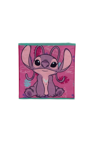 Cubo de arrumação Angel Lilo e Stitch Disney - Rosa - 31 x 31 x 31 cm