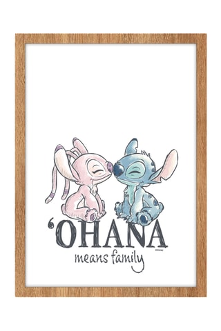 Moldura fotográfica Angel e Stitch Lilo e Stitch Disney -  Castanho-claro - 20 x 5 x 28 cm
