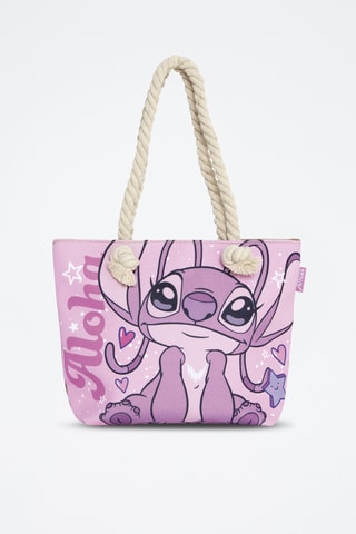 Mala shopper Angel Lilo e Stitch Disney - Rosa-claro