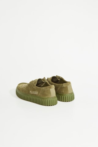 Derbys en nubuck Torhill x Pleasures - Vert olive