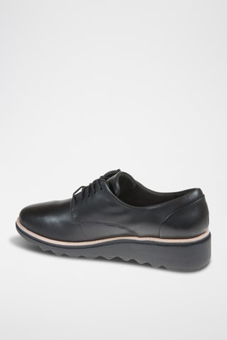 Derbys compensés en cuir Sharon Noel - Noir