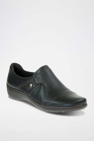 Mocassins en cuir Cora - Noir