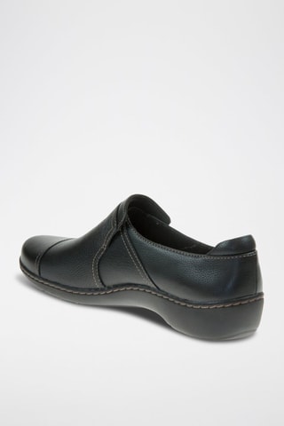 Mocassins en cuir Cora - Noir