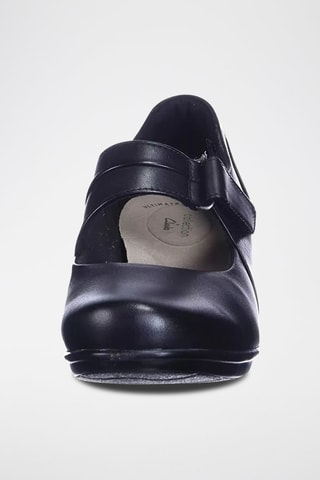 Babies à talons en cuir Emslie - Noir