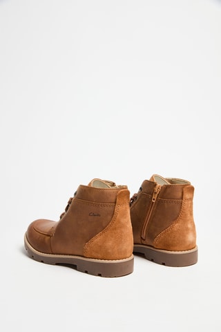 Bottines en cuir Heath Lace K - Camel