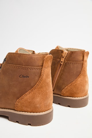 Bottines en cuir Heath Lace K - Camel