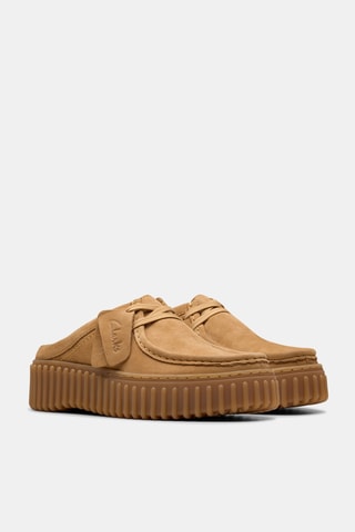 Mules plateformes en nubuck Torhill - Beige