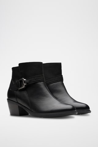 Bottines en cuir Neva - Noir