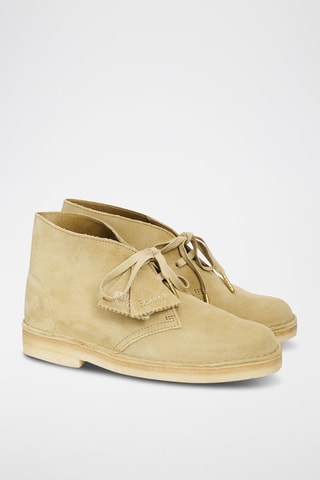 Bottines en nubuck Desert - Beige