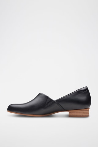 Slippers en cuir Juliet - Noir