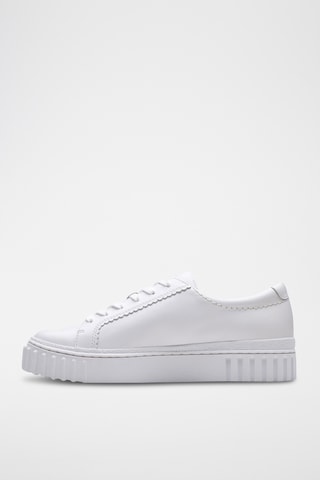 Baskets plateformes en cuir Mayhill - Blanc