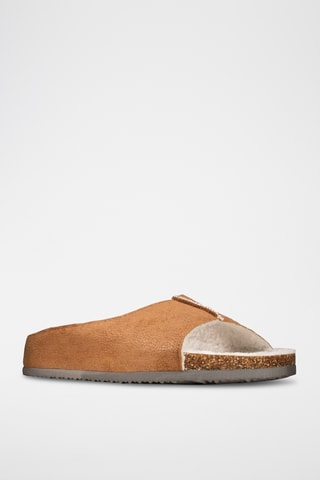 Mules fourrées Fireside - Marron