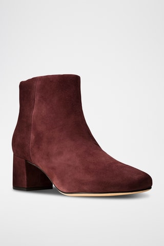 Bottines en nubuck Sheer - Bordeaux