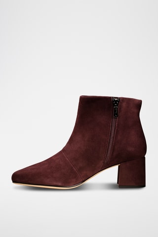 Bottines en nubuck Sheer - Bordeaux