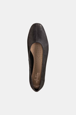 Ballerines en cuir Chia - Noir