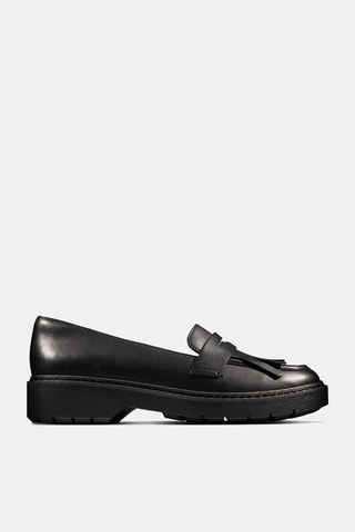 Mocassins à talons en cuir Witcombe - Noir