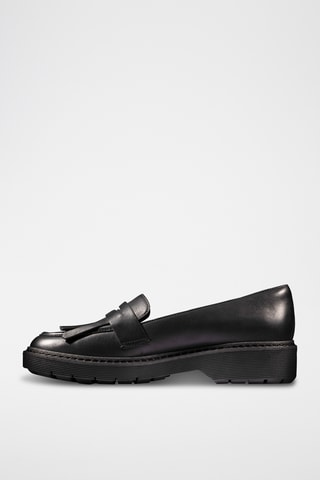 Mocassins à talons en cuir Witcombe - Noir